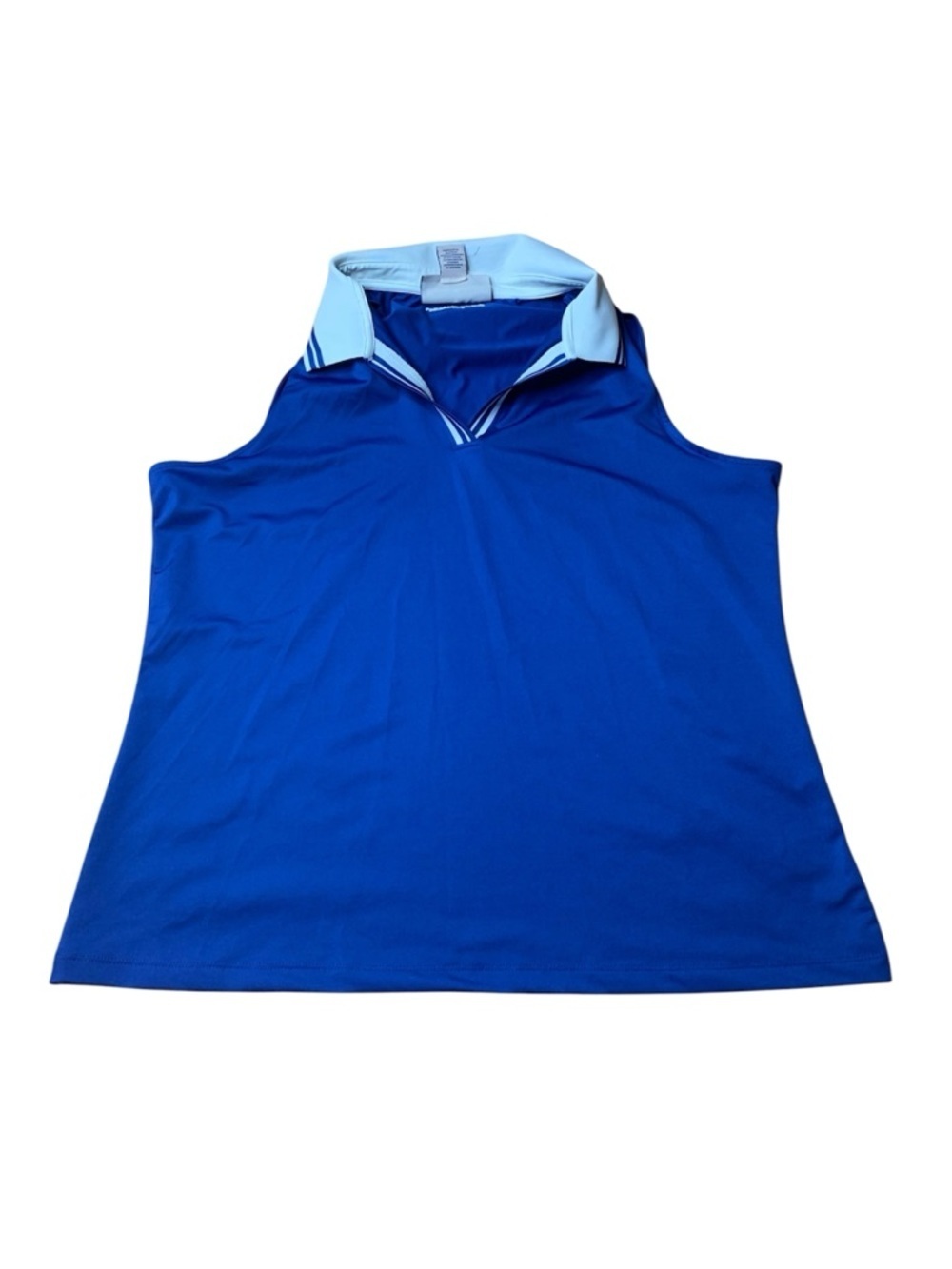 Tommy Bahama Everyday Active Blue Sleeveless Golf Polo XL